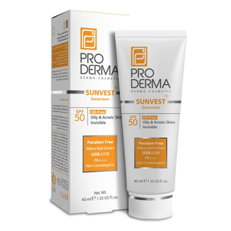کرم ضدآفتاب فاقد چربی پرودرما مدل SPF50، حجم 40 میلیلیتر کرم ضدآفتاب فاقد چربی پرودرما مدل SPF50، حجم 40 میلیلیتر - Image 2